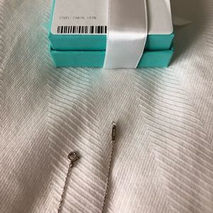 Tiffany & Co. 18” sterling silver chain